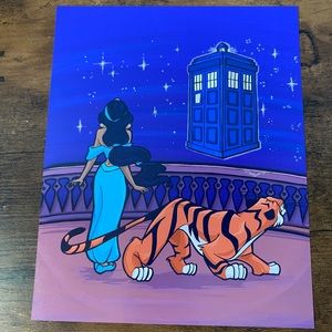 Jasmine Doctor Who Disney Art Print